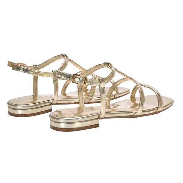 XY London Womens/Ladies Danielle Caged Metallic Strappy Sandals
