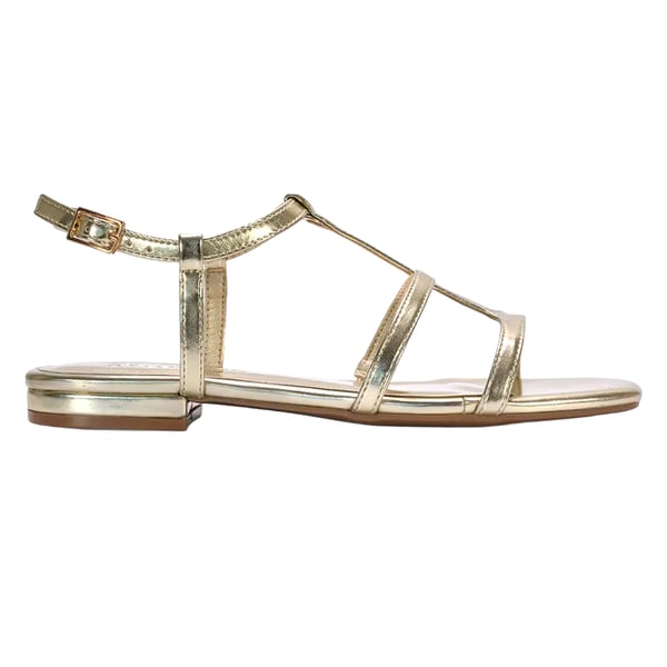 XY London Womens/Ladies Danielle Caged Metallic Strappy Sandals