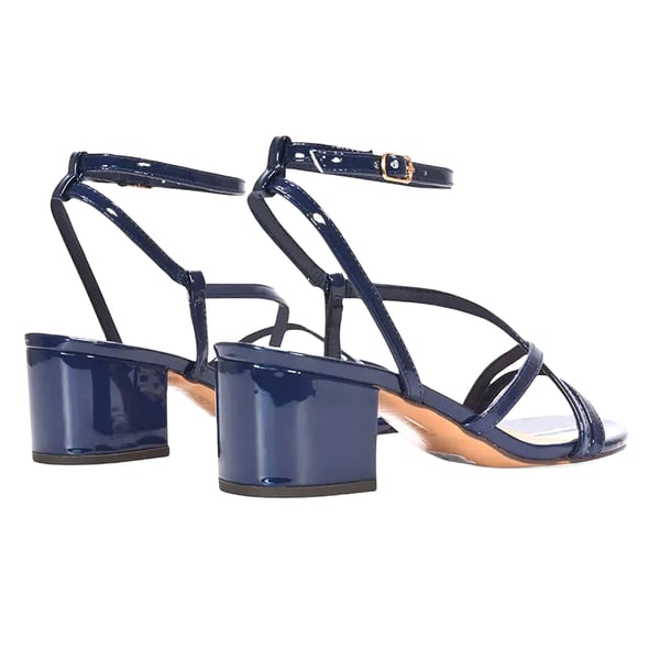 XY London Womens/Ladies Maria Patent Strappy Block Heel Sandals