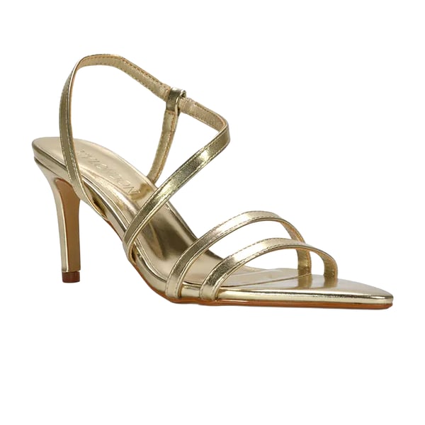 XY London Womens/Ladies Theodora Metallic Strappy Stiletto Heel Sandals