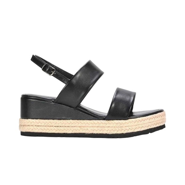 XY London Womens/Ladies Ally Sling Back Low Heel Wedge Sandals