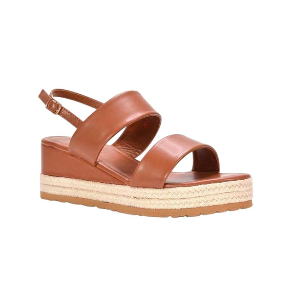 XY London Womens/Ladies Ally Sling Back Low Heel Wedge Sandals