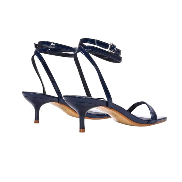 XY London Womens/Ladies Nikita Patent Low Kitten Heel Sandals
