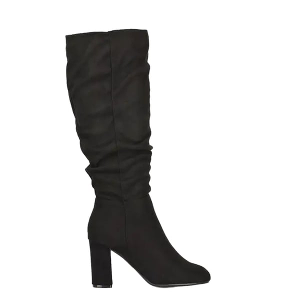 XY London Womens/Ladies Alana Ruched Knee-High Boots