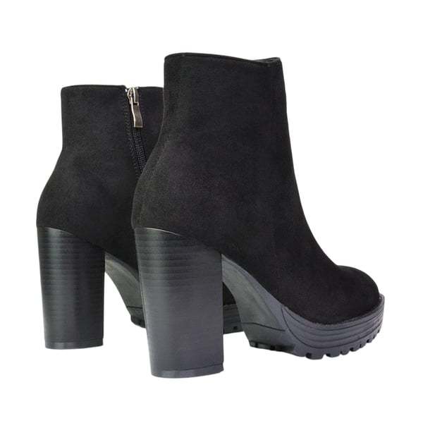 XY London Womens/Ladies Cole Platform Heel Ankle Boots