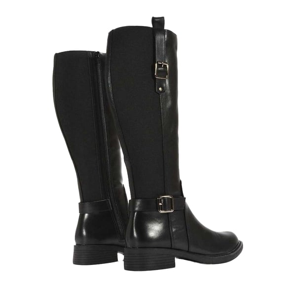 XY London Womens/Ladies Seraphine Knee-High Stretch Low Heel Riding Boots