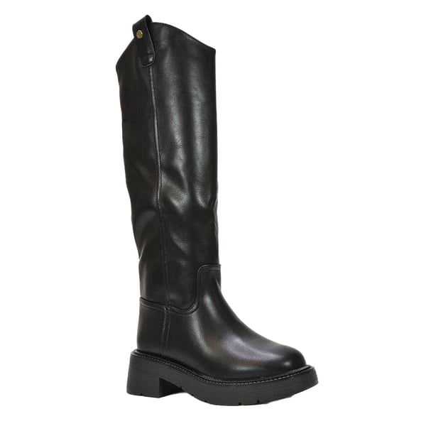 XY London Womens/Ladies Saffira Faux Fur Lined Knee-High Riding Boots XY London Womens/Ladies Saffira Faux Fur Lined Knee-High Riding Boots