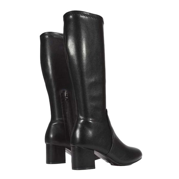XY London Womens/Ladies Masie Knee-High Low Mid Block Heel Boots