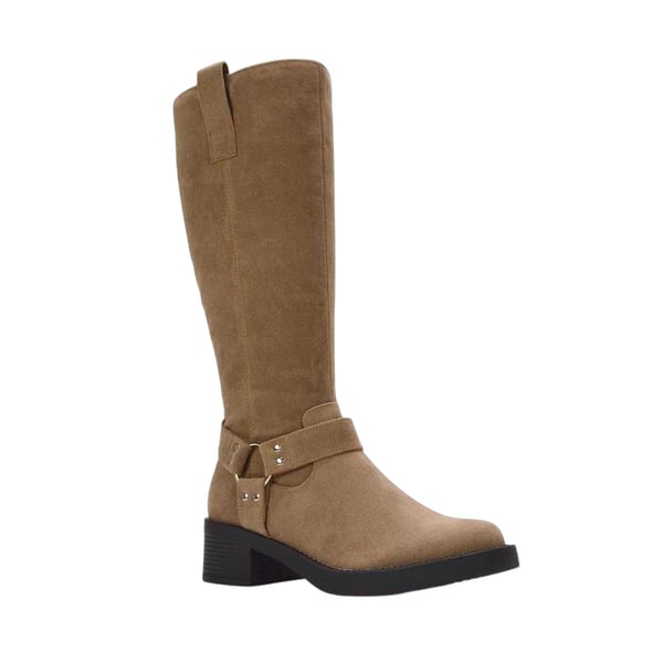 XY London Womens/Ladies Roma Knee-High Mid Block Heel Western Boots