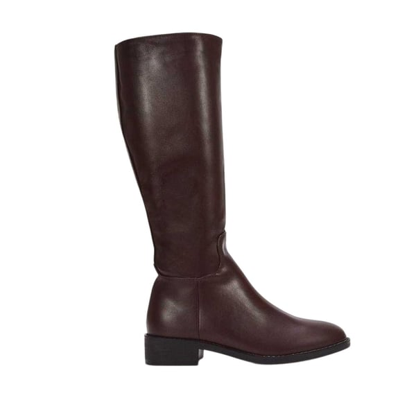 XY London Womens/Ladies Lucia Knee-High Low Block Heel Riding Boots