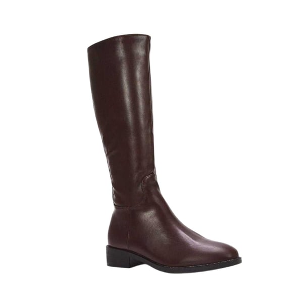 XY London Womens/Ladies Lucia Knee-High Low Block Heel Riding Boots