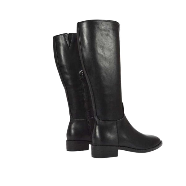 XY London Womens/Ladies Lucia Knee-High Low Block Heel Riding Boots