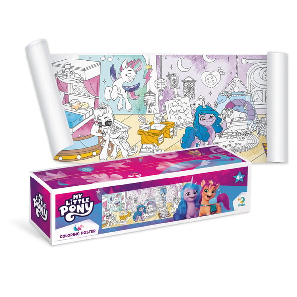 My Little Pony värityskirja rulla maalaamiseen