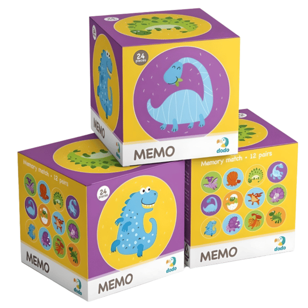 Muistipeli dinosaurukset mini muistipeli 24 osaa pienimmille