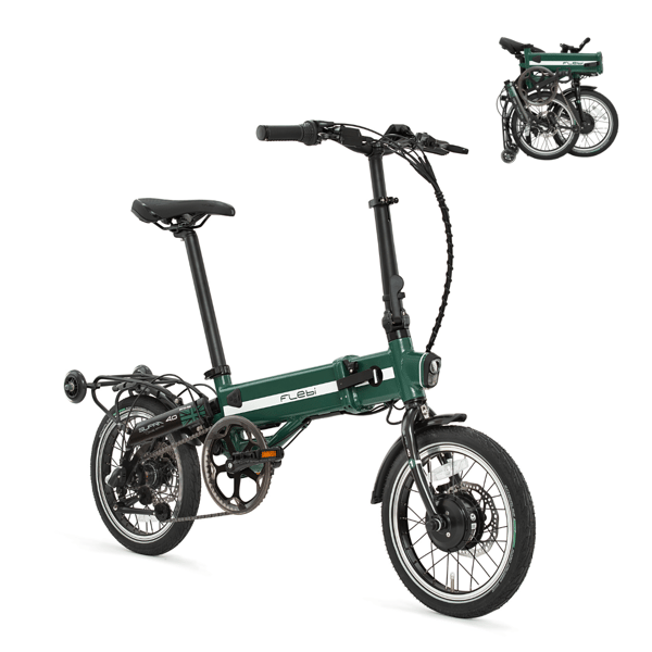 Flebi Supra 4.0 Taitettava sähköpyörä | 16 tuumaa | Toimintasäde 70 km