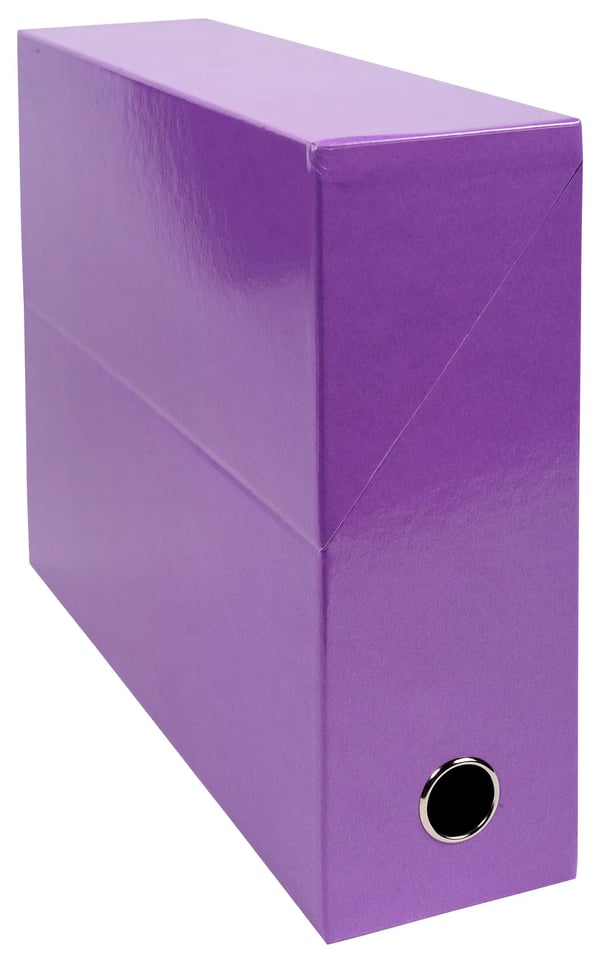 Exacompta 5x Iderama Arkivaeske 90mm ryg - Lilla 89926E