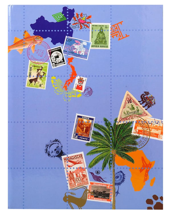 Exacompta 5x 'Globe Trotter' kompakt frimaerkealbum - visuel matchning 25634E