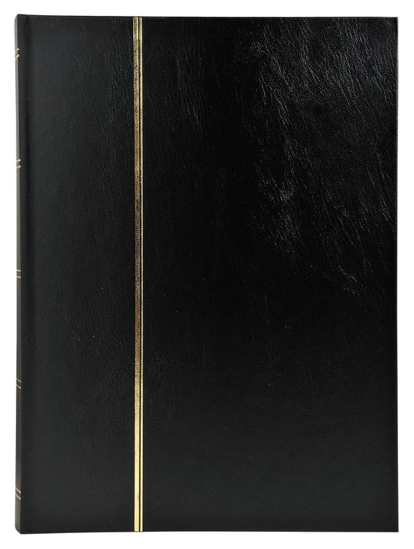 Exacompta Classic Leatherette Stempelalbum, A4 (16 sider) - Sort 26131E