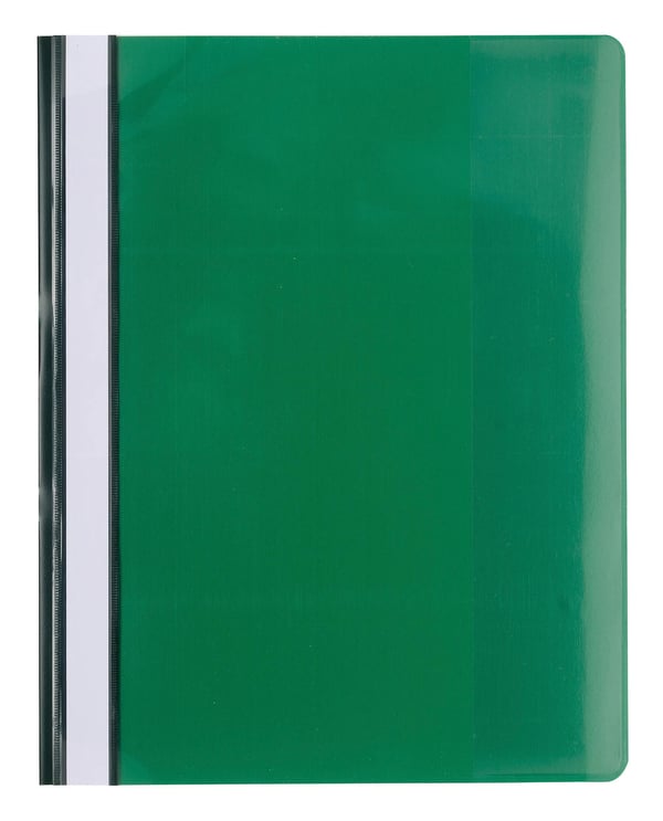 Exacompta 10x Praesentationsoverførselsmappe Premium kvalitet PVC - A4 - Grøn 439915B