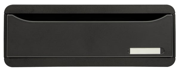 Exacompta TOOLBOX MAXI ECOBlack Recycled Single Drawer Set/Computer Riser - Sort 317714D