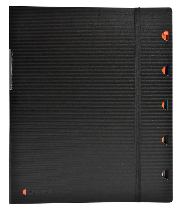 Exacompta 10x Exactive Exaview PP Display Book, A4, 40 lommer - Sort 85434E