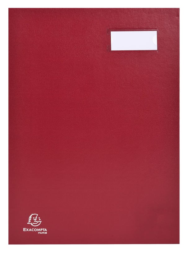 Exacompta Signaturbog med ekspanderende ryg - retning - 12 rum - A4 - Bordeaux 24124E