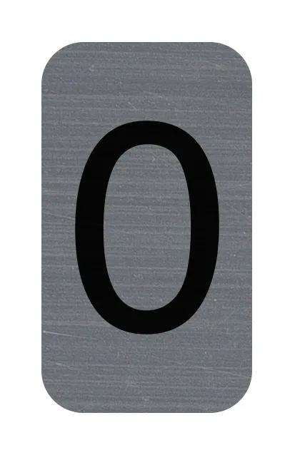 Exacompta Selvklaebende plade imiteret aluminium Handicapés 7,5x7,5 cm - Grå 67190E