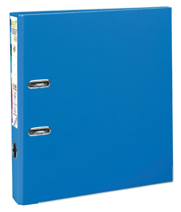 Exacompta 10x Prem'Touch PP haeve-arksmappe, A4 Maxi, 50 mm ryg - Blå 53142E