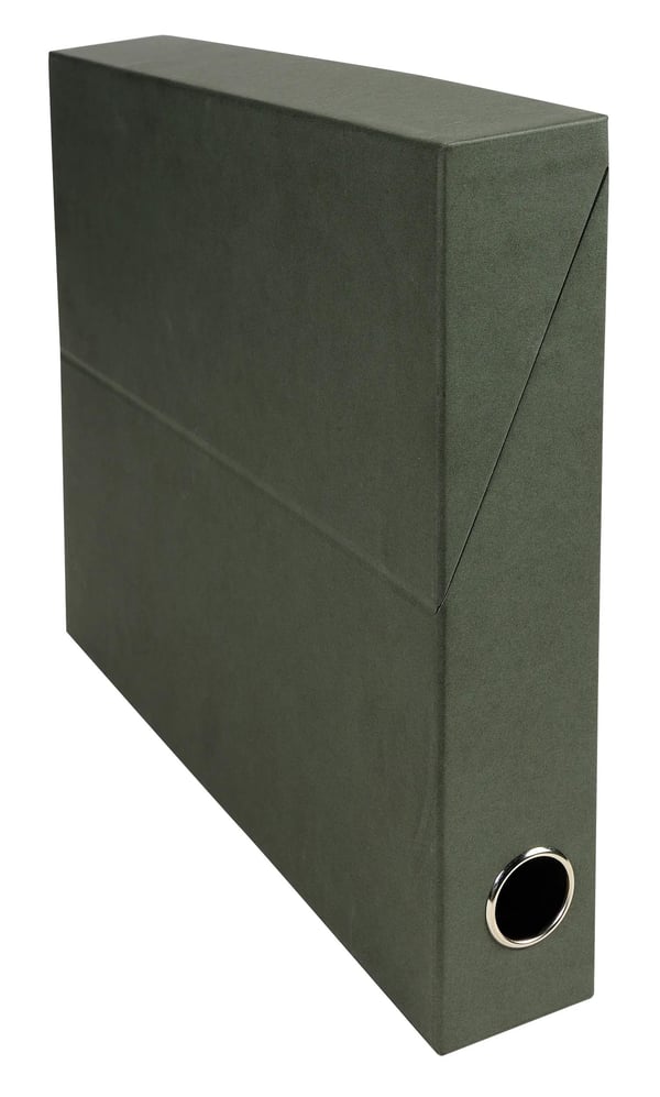 Exacompta 5x Economic Transfer Box (50 mm ryg) - Mørkegrøn 83123E