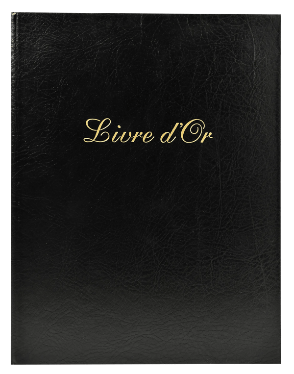 Exacompta 3x Balacron 'Livre D'or' gaestebog - assorterede farver 983E