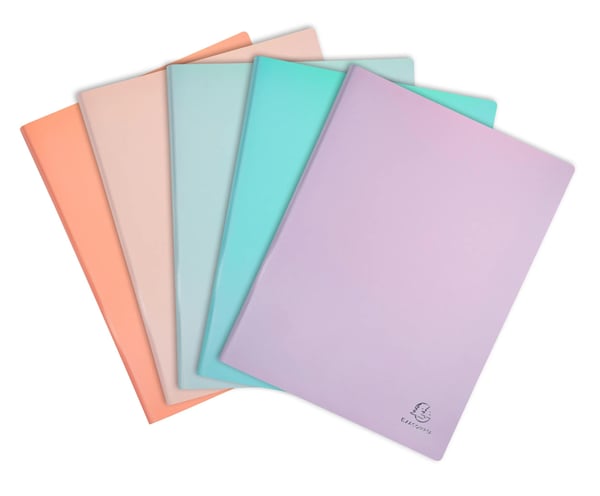 Exacompta 12x Aquarel Display Book (40 lommer) - assorterede farver 88460E