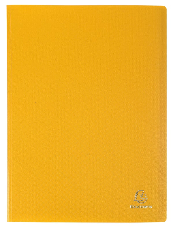Exacompta 15x Display Book Opaque PP svejset A4 - Gul 8539E