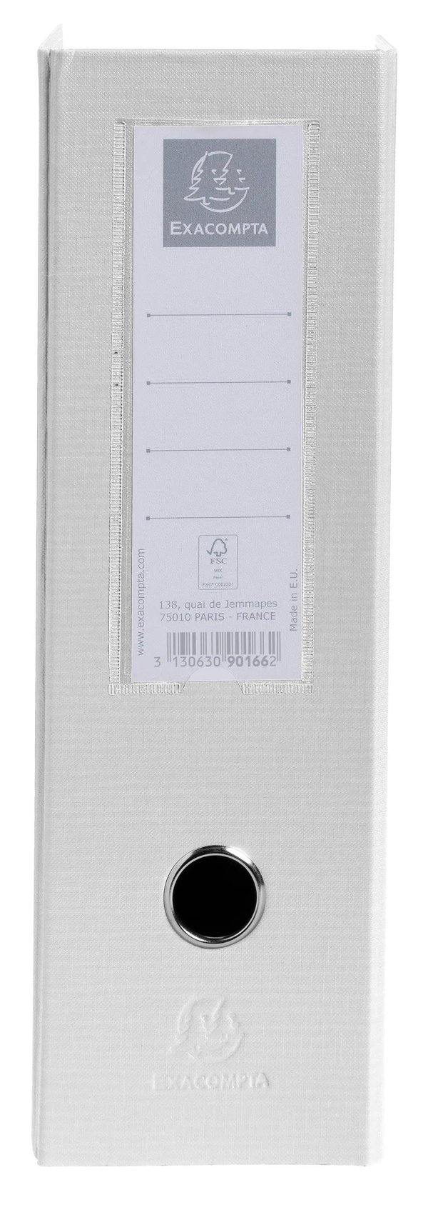 Exacompta 10x Fold-Out Magazine File PP (10 cm ryg) - hvid 90166E