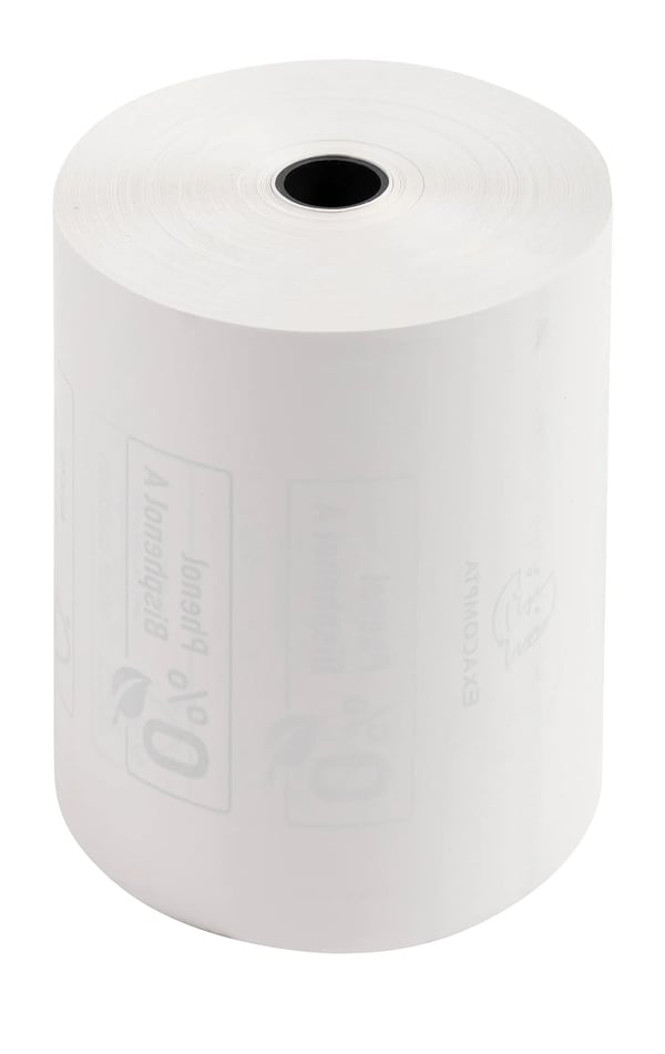 Exacompta 30x Kvitteringsruller therm 55g 80x60-44m 0Phenol - hvid 43824E