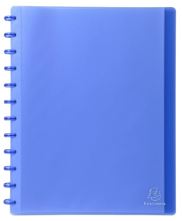 Exacompta 4x Display Book PP med udtagelige lommer - 30 lommer - A4 - Blå 86352E