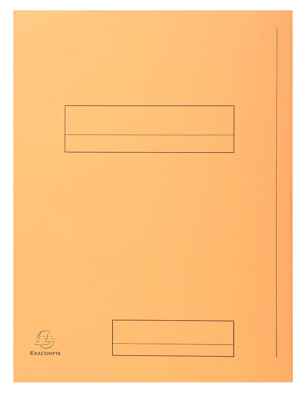 Exacompta 5x Pakke med 50 trykte mapper med 2 klapper SUPER 210 - 24x32cm - Boble 335002E