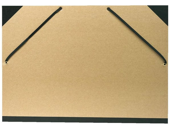Exacompta 10x Kraft elastikmappe (A3) - brun Kraft 544100E