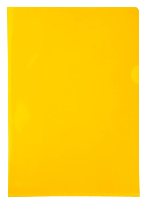 Exacompta 10x Skaeremapper, PVC A4 (pakke med 10 stk.) - Gul 660535E