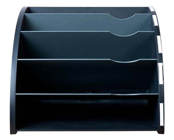 Exacompta 3x 1928 by Exacompta THE CORNER Climate Neutral Ergonomisk Sorter - Sort grå 393714D