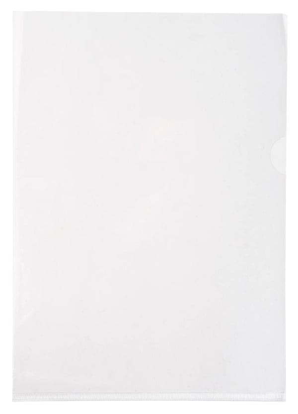 Exacompta PVC-skaeringsmappe, A4, pose med 100 stk. - Krystal 661230E