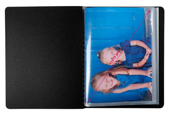Exacompta 20x Opak lommefotoalbum/visningsbog - assorterede farver 88209E
