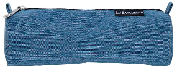 Exacompta 6x Rundt penalhus tilpasset til Denim 500 polyester - assorterede farver 52780E
