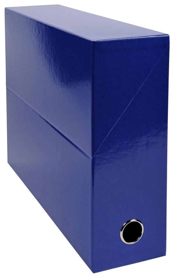 Exacompta 5x Iderama Arkivaeske 90mm ryg - Mørkeblå 89922E