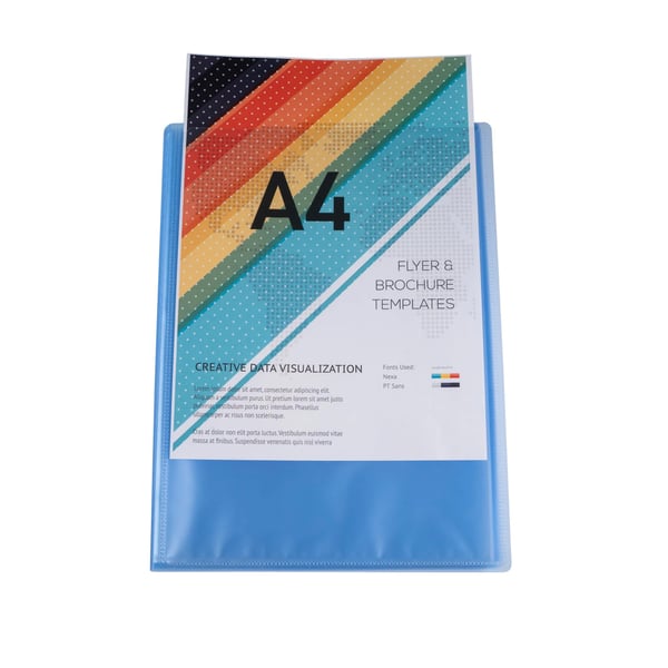 Exacompta 10x Kreacover PP Display Books, A4 - assorterede farver 5749E