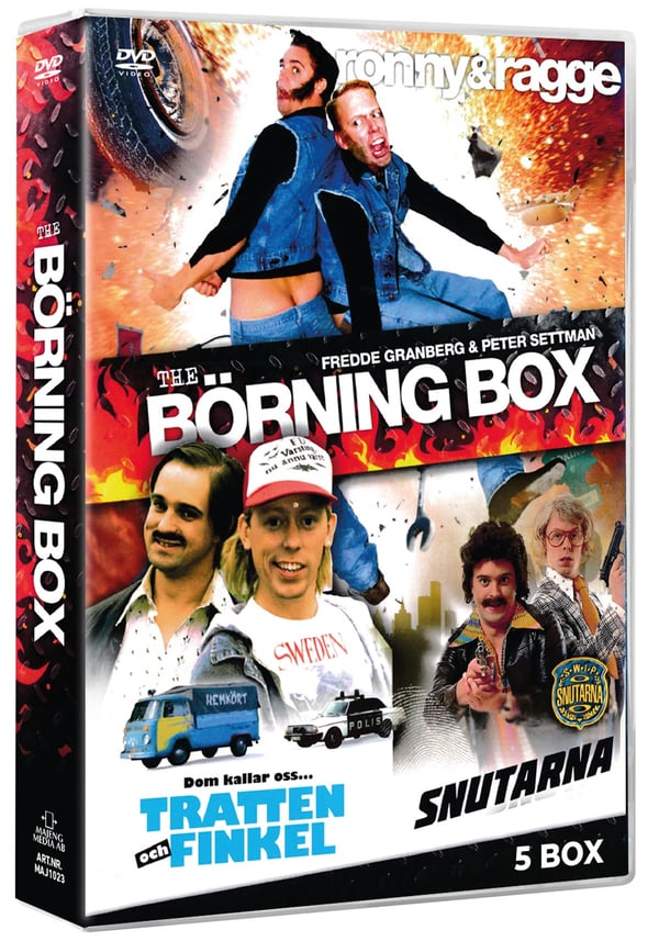 Ronny & Ragge: The Börning Box / Ronny & Ragge + Tratten & Finkel + Snutarna (5 DVD)