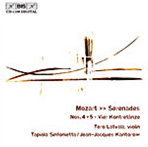 Mozart: Serenadi nro 4 & 5 (CD)