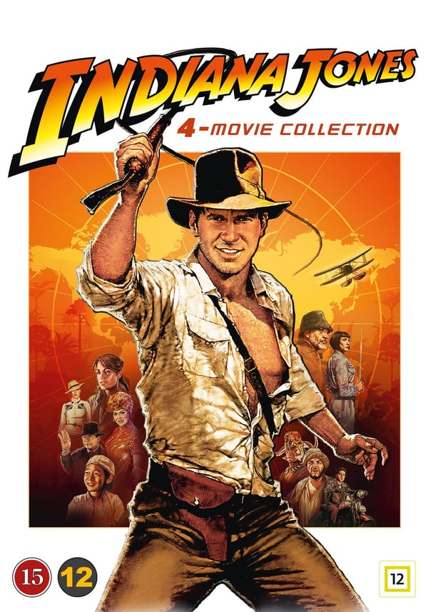 Indiana Jones: 4-elokuvan kokoelma (5 DVD)