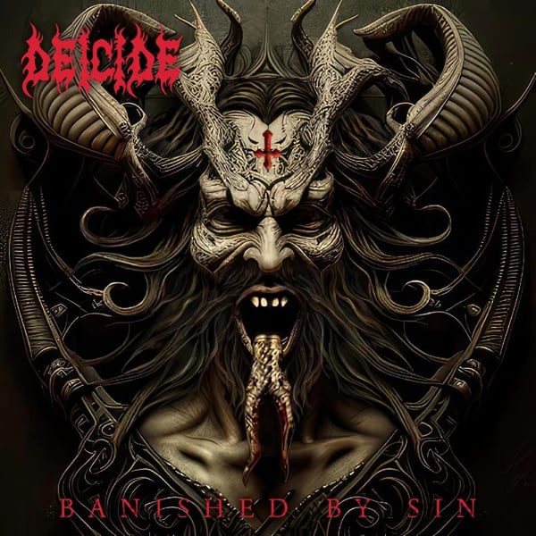 Deicide: Banished by sin (Kulta) (Vinyyli LP)