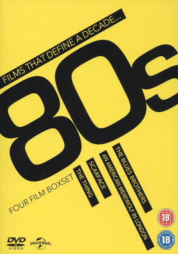 Elokuvia, jotka määrittelivät vuosikymmenen/80-luku (Neljä klassikkoa) (4 DVD)