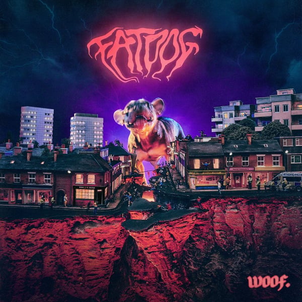 Fat Dog: Woof. (Rød) (Vinyl LP)